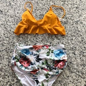 NWT Cupshe high wasted bikini